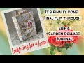 Junk Journal Flip-Through: Erin’s Garden Collage Journal-SOLD