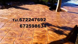 Ejecucion Hormigon Impreso OLMEDA DE LAS FUENTES 672247692 Madrid
