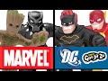 БИТВА Гуджитсу Marvel ПРОТИВ DC! Бэтмен и Флэш VS Черная Пантера и Грут Goojitzu