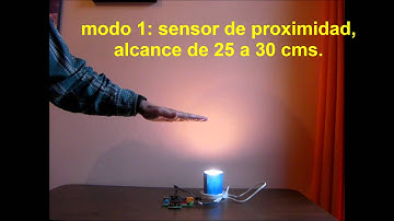 Sensor infrarrojo de proximidad, presencia, para el sistema microcontrolador Bolt 18F2550