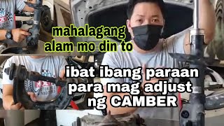 ibat ibang paraan sa pag adjust ng CAMBER / Tireman PH