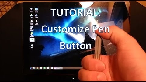 Customizing Surface Pro 3 Pen Button : Step by Step Tutorial