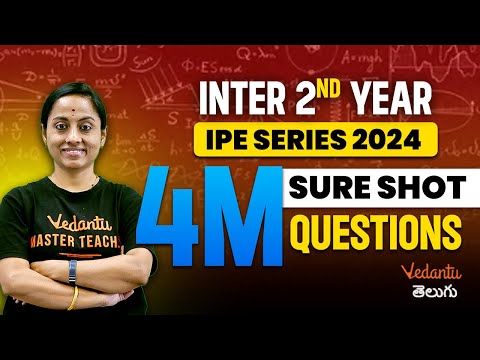 Intermediate 2nd Year Questions | 4 Marks Sure Shot Pakka Questions | AP & TS | IPE 2024 | KRD Madam