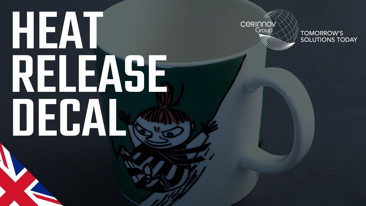 Heat release decal application for holloware YouTube