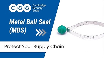 Metal Ball Seal (MBS) – Tamper-Evident Steel Security for Railroad, Trailers, and more!