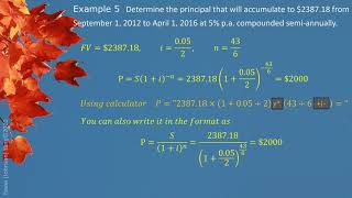 Math1008 Compound Interest Applications