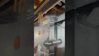 Aerosealing Ducts #hvac #ductsealing #aeroseal #insulation #sprayfoam #construction