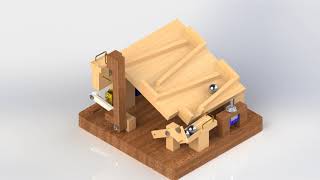 Marble Machine - Simple lifting arm
