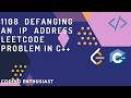 Defanging an IP Address Interview Question Explained