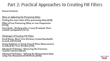FIR Filter Creation with Filter Hose Course Overview - Part 2 (2024)