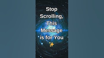 Stop Scrolling, This Message is for You ✨ #thisisforyou #spiritualshorts #alignment