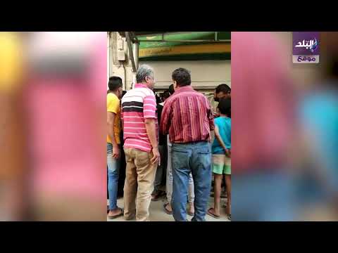 صدى البلد تكدس المواطنين أمام مكتب بريد عين شمس