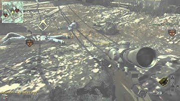 MW3 - Wrist Twist Bouce Shot! (Trickshot)