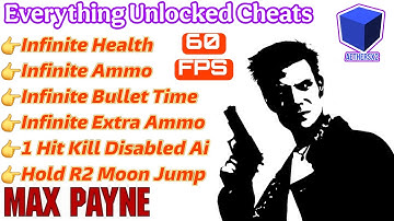 Max Payne Aethersx2 Everything Unlocked Cheats Code 60Fps Setting No Lag All Devices Working