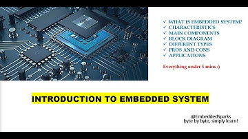 Introduction to Embedded System