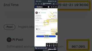 Gate.io “Launchpool” Stake to Earn: Pi Network (PI) Pool 1000 $GT Token #gateioairdrop