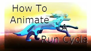 How I Animate a Run Cycle || Feat. AJs Updated Design *READ DESC*