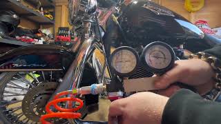 Cylinder Leak Down Test On A Harley Davidson Twin Cam Motorcycle How To