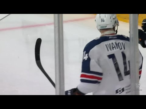 Первый гол Глеба Иванова в КХЛ / Gleb Ivanov scores his first KHL goal