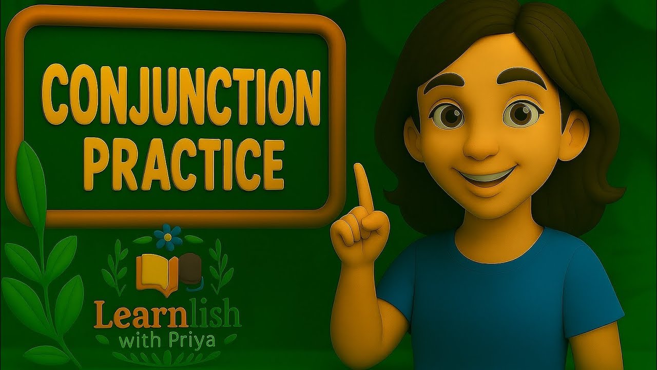 Conjunctions Practice with Examples...🫰🫰|| 