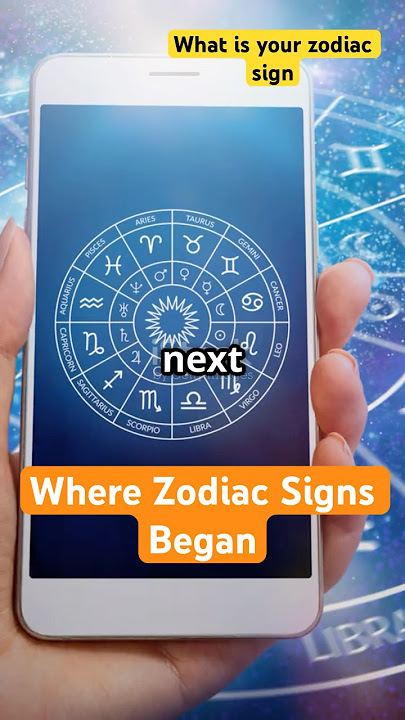Where Zodiac Signs Really Come From 🌌