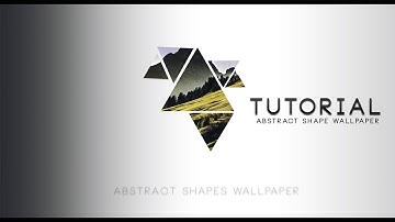 How to Create an Abstract Shape Wallpaper | Photoshop CC Tutorial