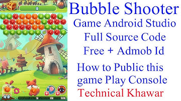 Bubble Shooter Game Full Project Source Code + Native Admob Adds Free by Technical khawar
