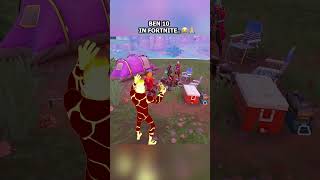 BEN 10 IN FORTNITE..😲🟢 #shorts