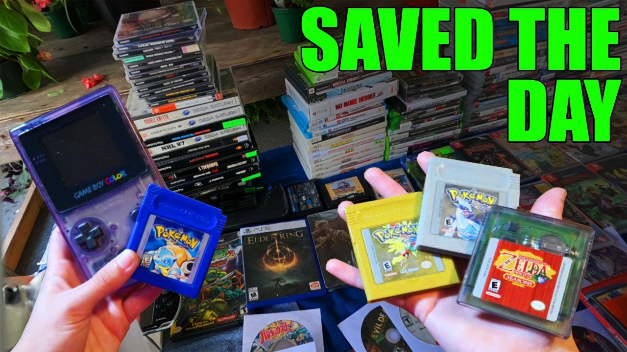 Этот блошиный рынок оказался настоящей золотой жилой для видеоигр!