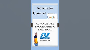 Advance Web Programming | TYIT | MU | Practical 4 (B) Demonstrate use of Adrotator Control