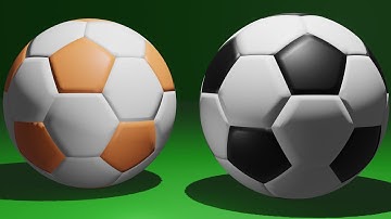 Blender 2.81 Soccer Ball modeling