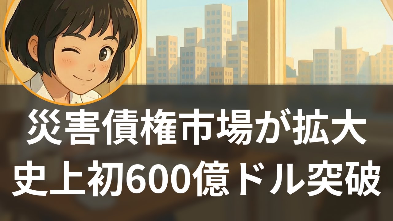 【特集】災害債権市場600億ドル突破 キャットボンド市場が激変【聞く経済ニュース】