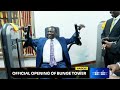 PRESIDENT RUTO HITS THE GYM DURING THE OFFICIAL OPENING OF BUNGE TOWER!