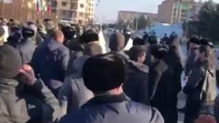 Попытка разгона митинга в г.Магас Ингушетия,  ранее утро 27 марта 2019 года.