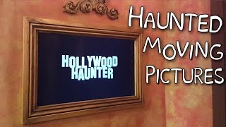 http://hollywoodhaunter.com How to frame a tv with crown molding to look like a flat screen tv that is a moving picture hanging on the 