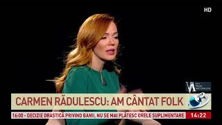 Carmen Rădulescu: Cântam la recepții oferite lui Ceaușescu. Îmi era teamă