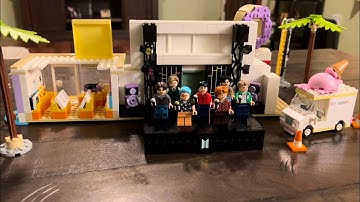 unboxing + building BTS dynamite lego set timelapse