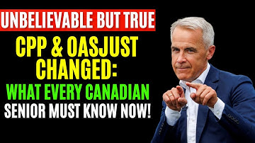 Unbelievable But True! CPP & OAS Just Changed: What Every Canadian Senior Must Know Now!