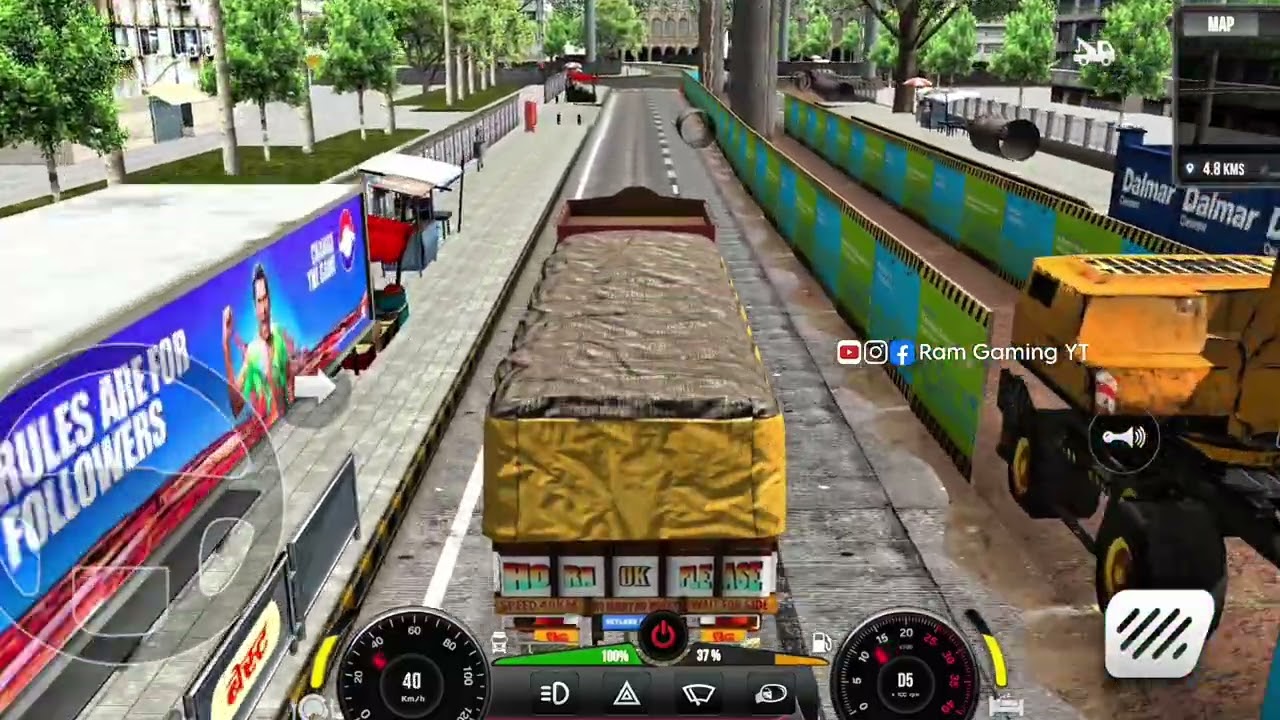MY FIRST DAY IN INDIAN TRUCK SIMULATOR GAMEPLAY (HD) 