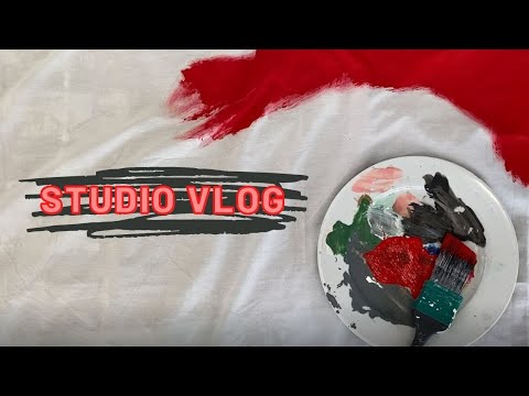 January Studio Vlog | Sunny days painting