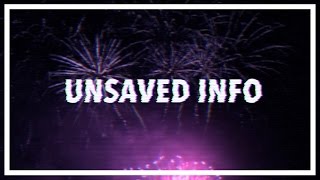 unsaved info [JOJI COVER]