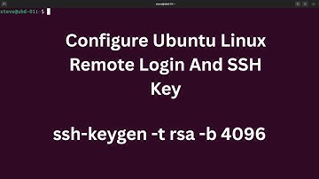 Configure Ubuntu Linux For Remote Login With SSH Key