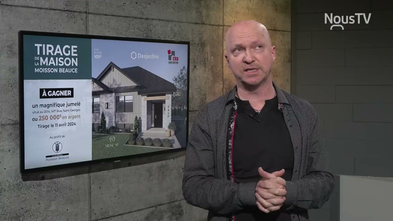 Francis Audet, gagnant de la Maison Moisson Beauce 2022