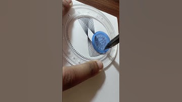 What does this pattern resemble??? Magic ruler Small ruler, Big wisdom #2024 #shorts #Spirograph