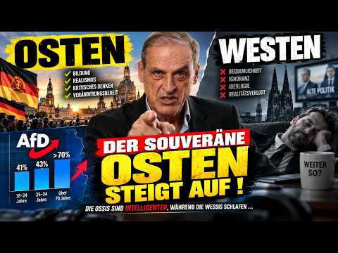 🇩🇪 THE SOVEREIGN EAST IS RISING! Are East Germans smarter while the West is asleep?