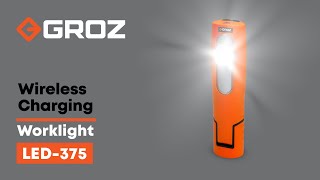 GROZ Wireless Charging Worklight (LED 375)
