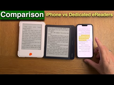 Using the iPhone as an eBook Reader (e-Reader) - a comparison with dedicated e-ink eReaders