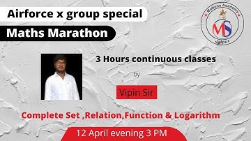 Maths Airforce x group set, relation and function #Airforce #Maths #Sets #Relations #Functions #xgp