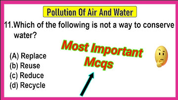MCQ Question for Class 8 Science Chapter 18 Pollution of Air and Water with Answers | Air Pollution