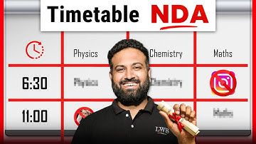 Best Study Time Table for NDA 2026 🔥 | NDA With Schooling (11th and 12th) + NDA Aspirants |Sumit Sir